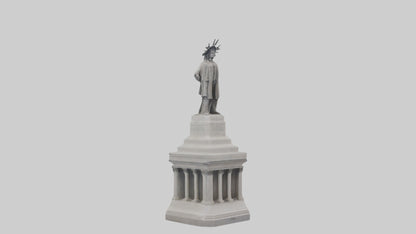 Monument of Independence statue model VR / AR / low-poly