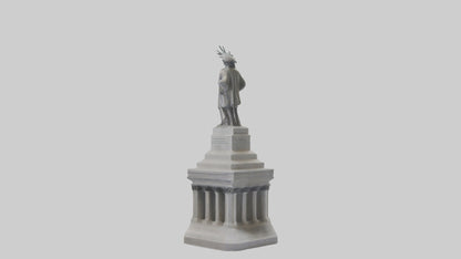 Monument of Independence statue model VR / AR / low-poly