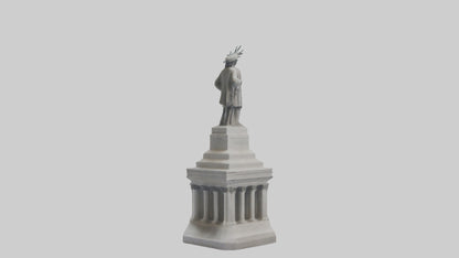 Monument of Independence statue model VR / AR / low-poly