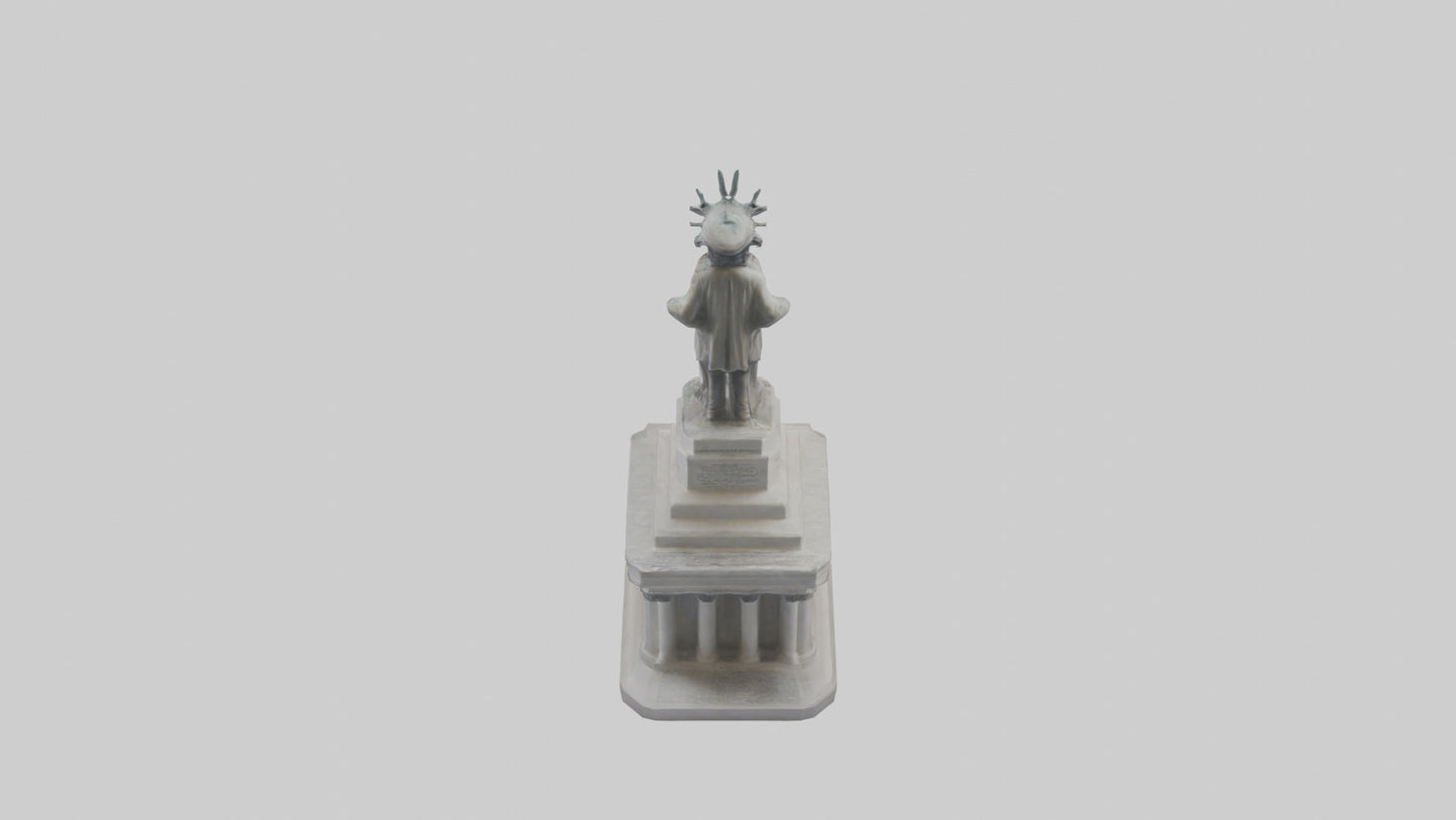Monument of Independence statue model VR / AR / low-poly