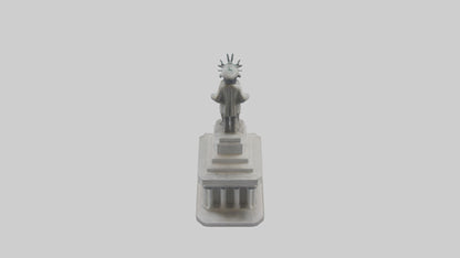 Monument of Independence statue model VR / AR / low-poly