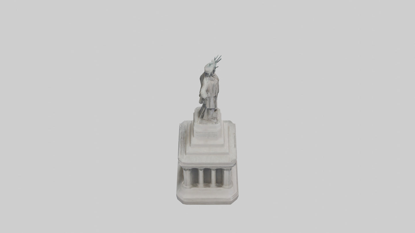 Monument of Independence statue model VR / AR / low-poly