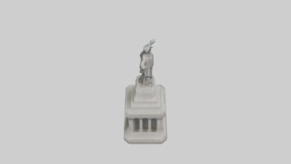 Monument of Independence statue model VR / AR / low-poly