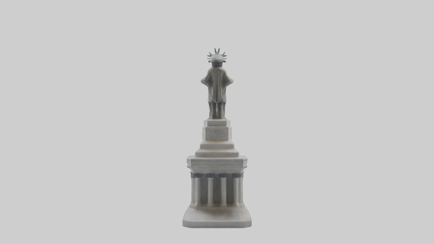 Monument of Independence statue model VR / AR / low-poly