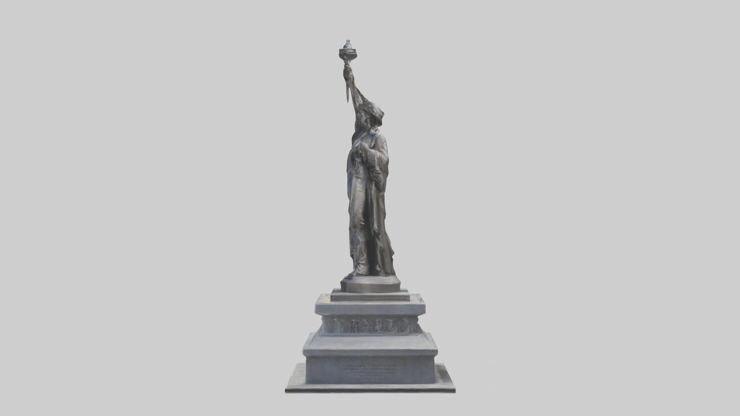 Monument to Freedom statue model 3D model