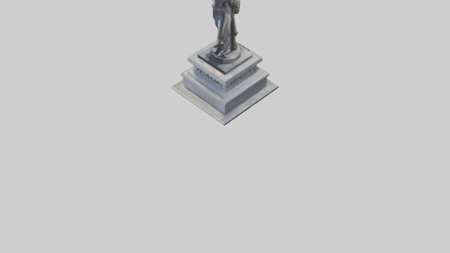 Monument to Freedom statue model 3D model