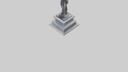 Monument to Freedom statue model 3D model