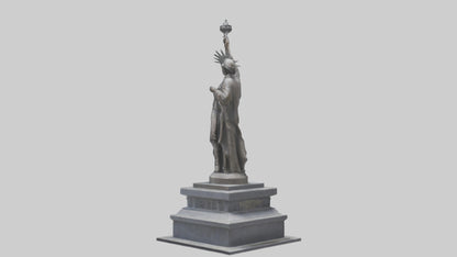 Monument to Freedom statue model 3D model