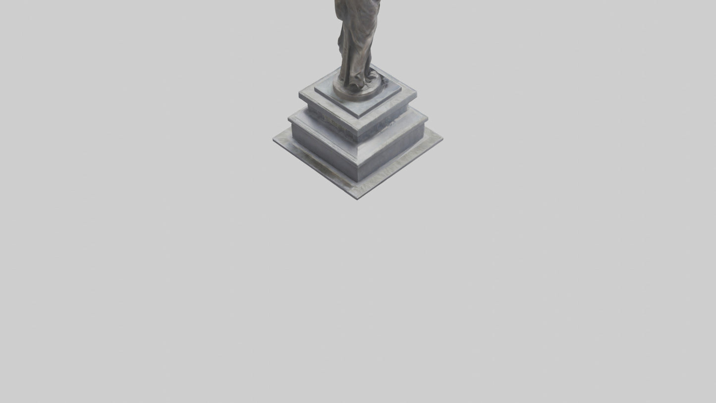 Monument to Freedom statue model 3D model