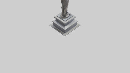 Monument to Freedom statue model 3D model