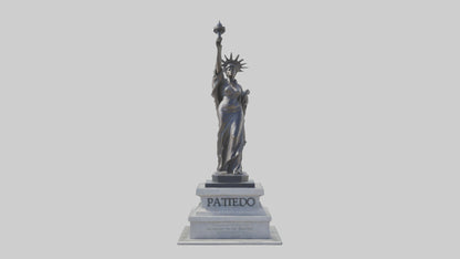 Monument to Freedom statue model 3D model