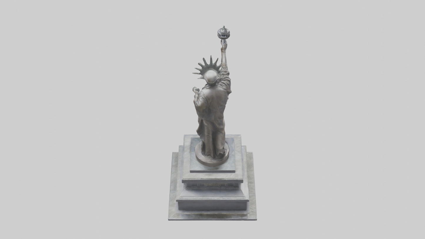 Monument to Freedom statue model 3D model