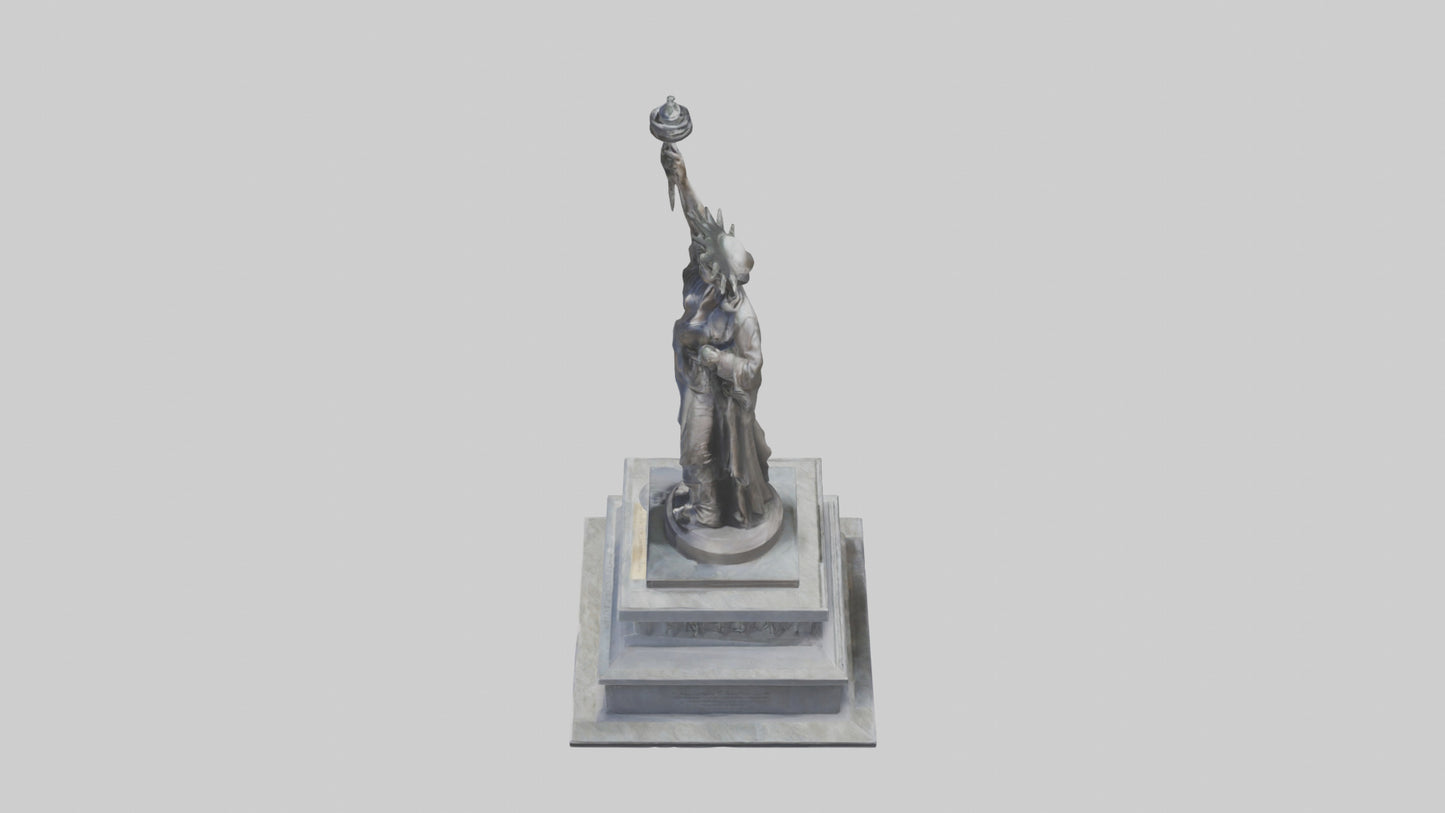 Monument to Freedom statue model 3D model