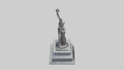 Monument to Freedom statue model 3D model