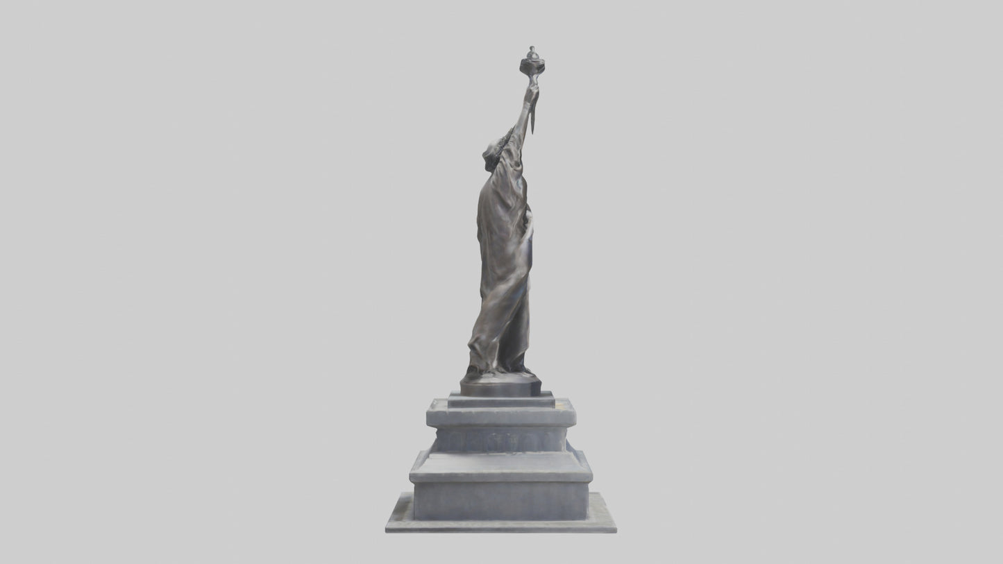 Monument to Freedom statue model 3D model