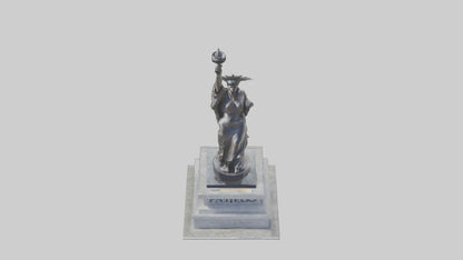 Monument to Freedom statue model 3D model