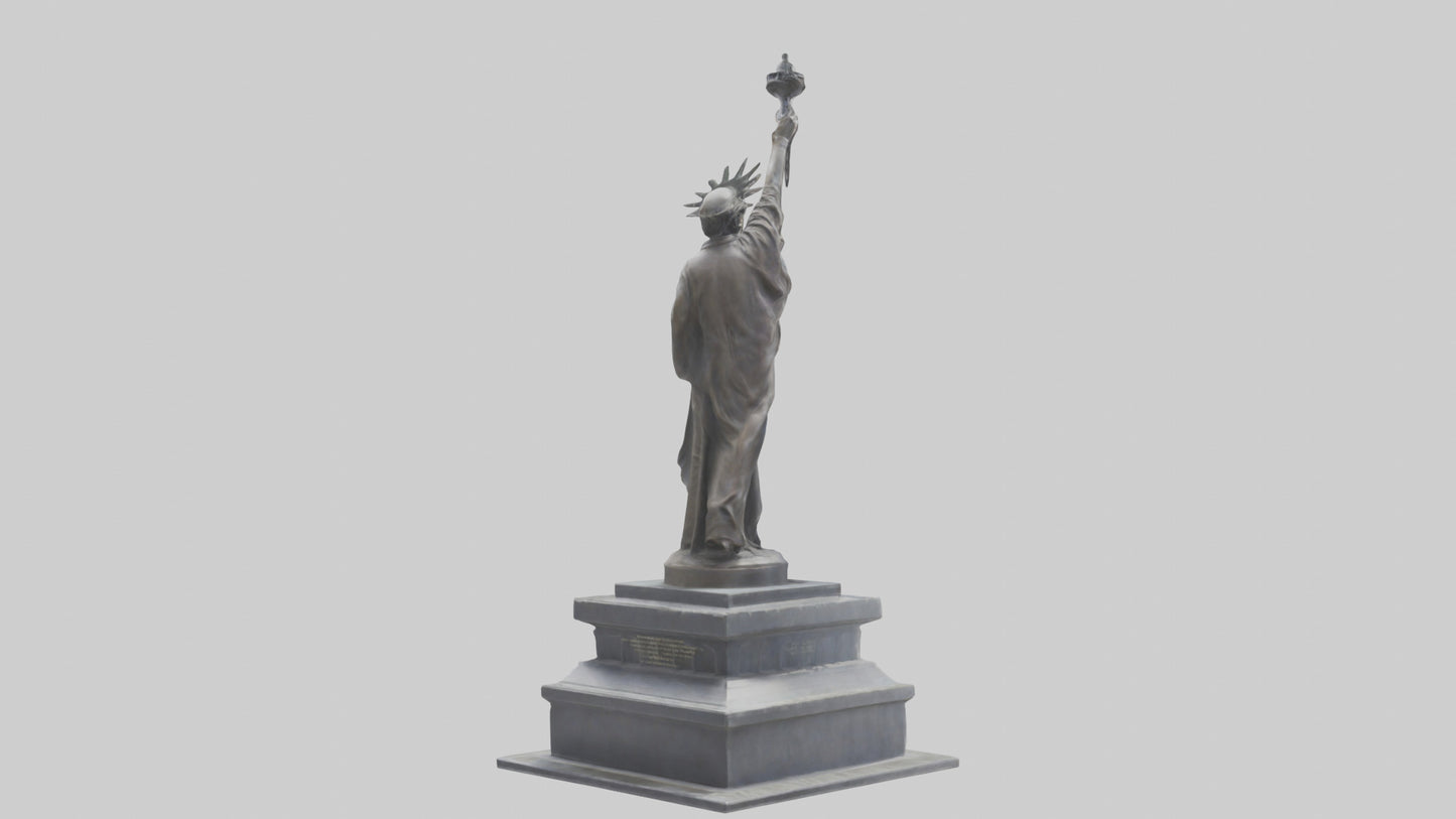 Monument to Freedom statue model 3D model