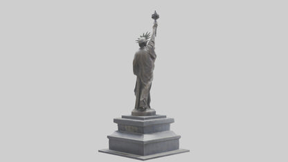 Monument to Freedom statue model 3D model