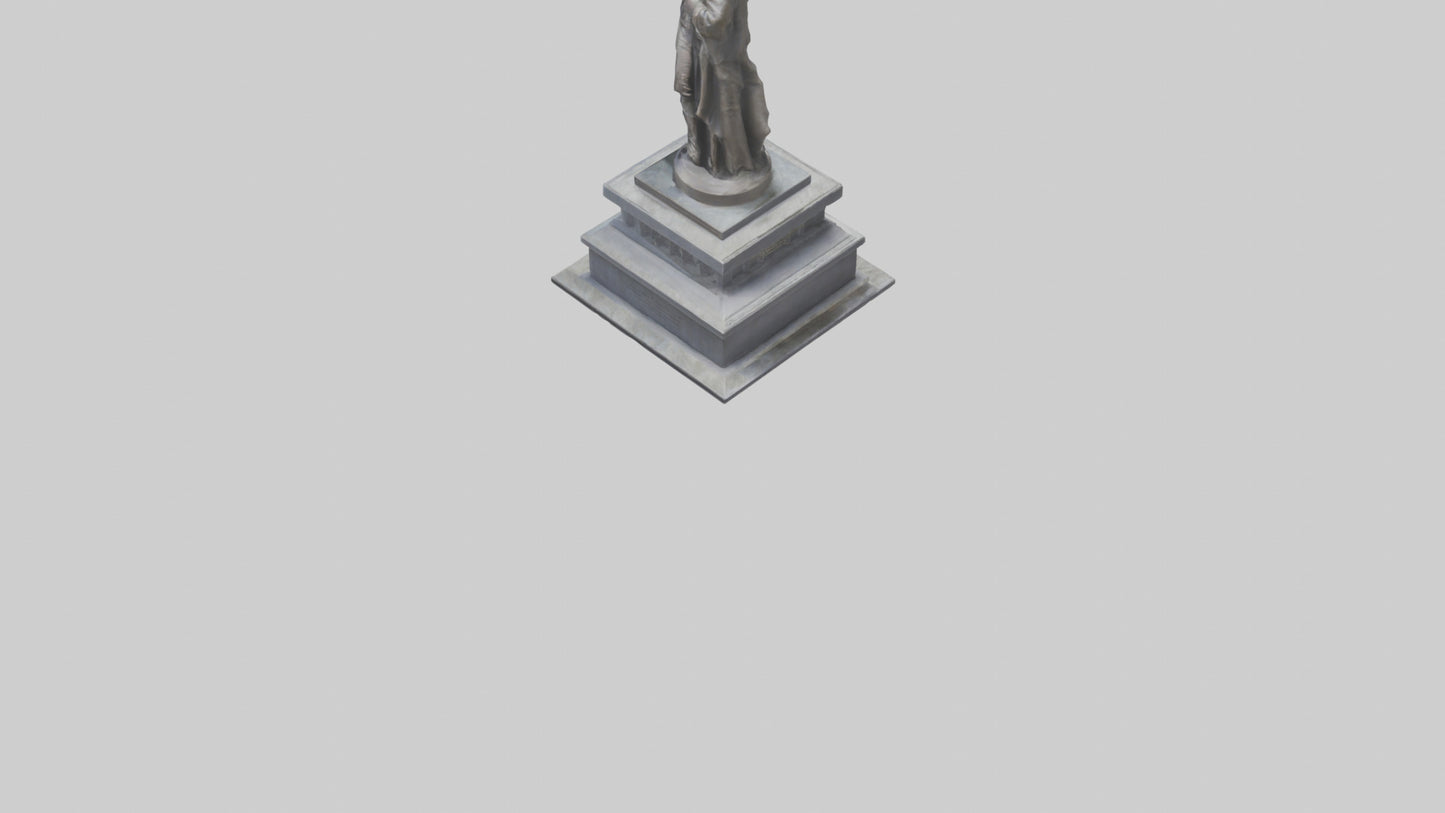 Monument to Freedom statue model 3D model