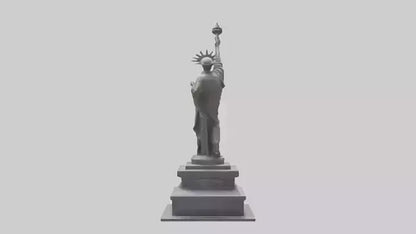 Monument to Freedom statue model 3D model
