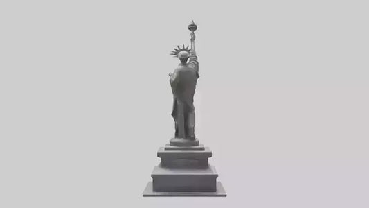 Monument to Freedom statue model 3D model