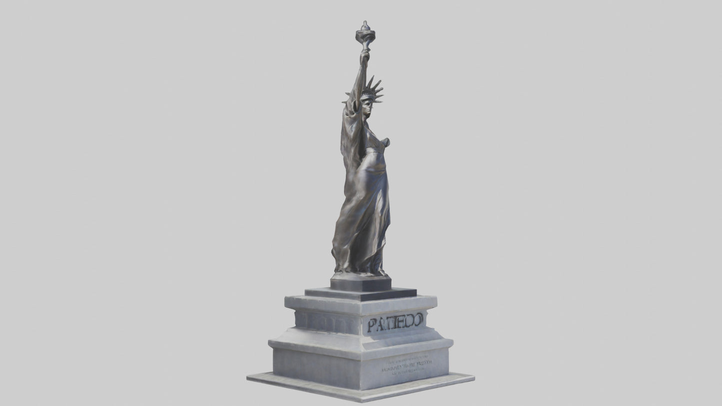Monument to Freedom statue model 3D model