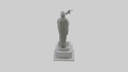 Monument to Peace statue model VR / AR / low-poly