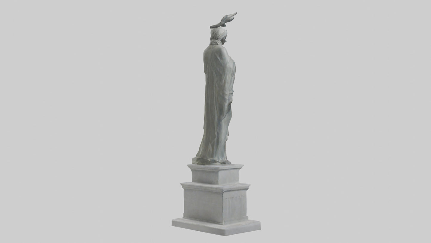 Monument to Peace statue model VR / AR / low-poly
