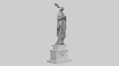Monument to Peace statue model VR / AR / low-poly