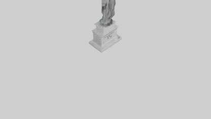 Monument to Peace statue model VR / AR / low-poly