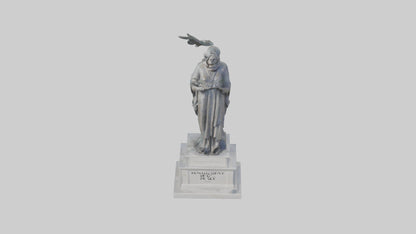 Monument to Peace statue model VR / AR / low-poly