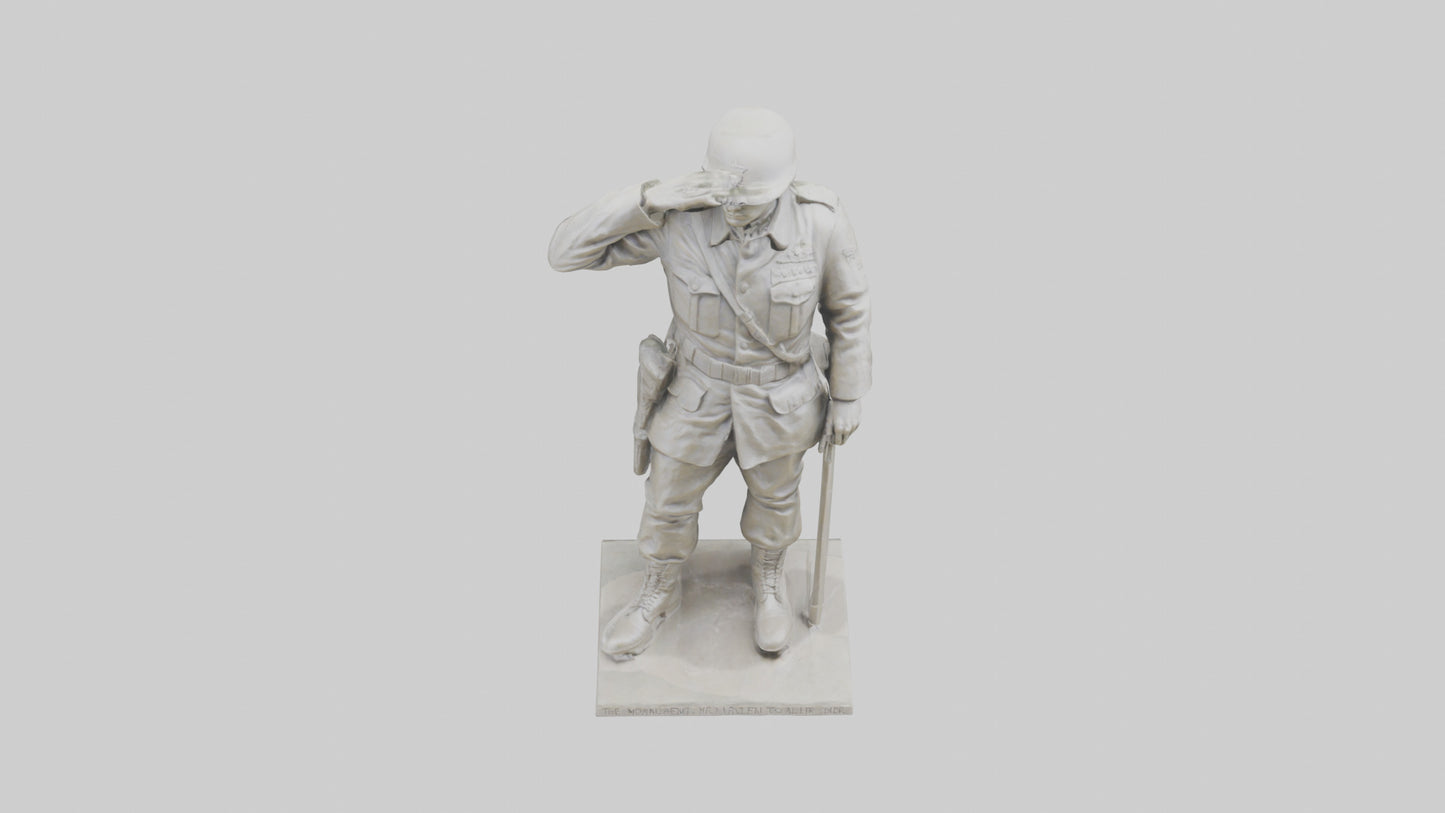 Monument to the Fallen Soldier Sculpture model 2 3D model