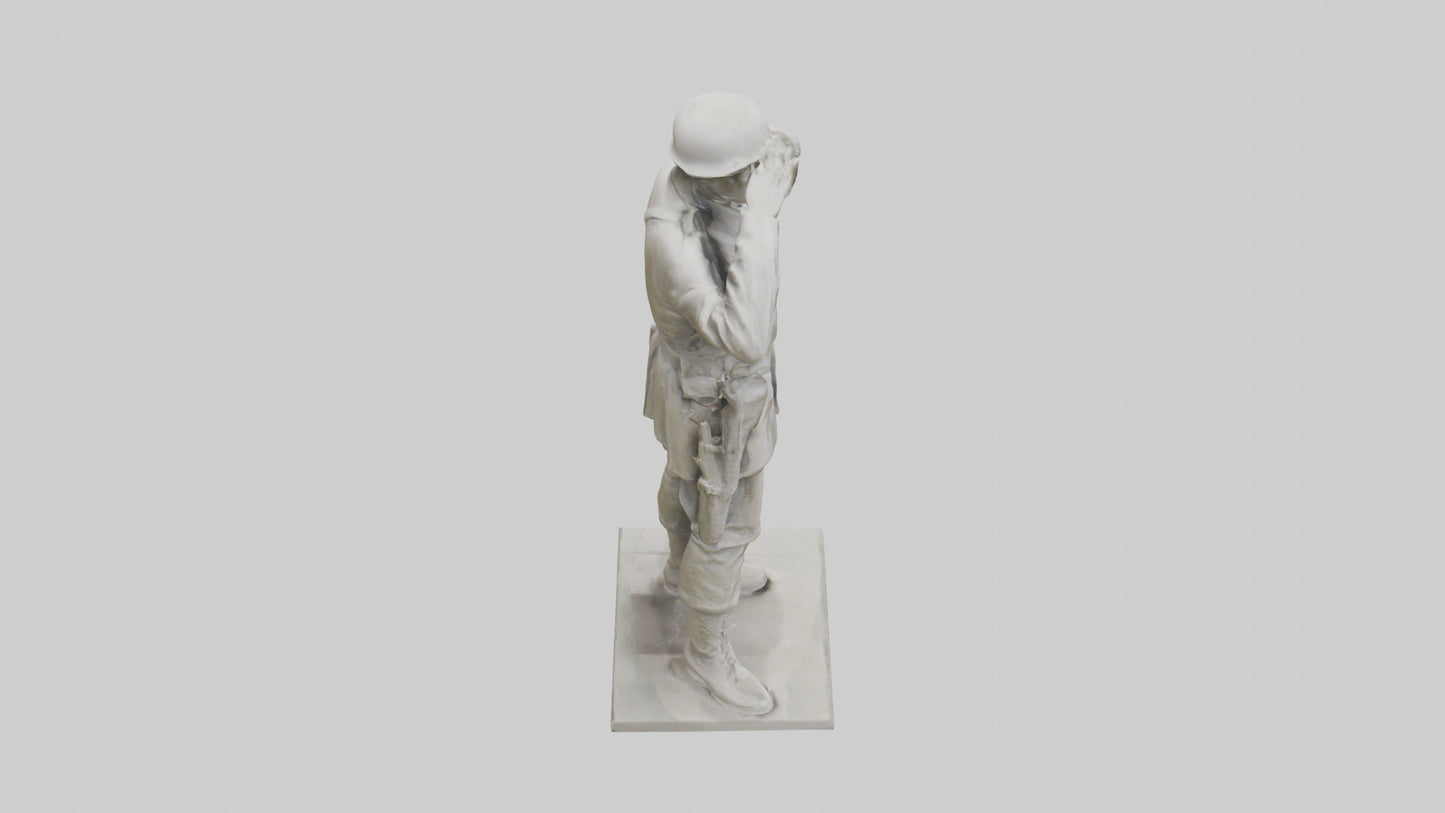 Monument to the Fallen Soldier Sculpture model 2 3D model