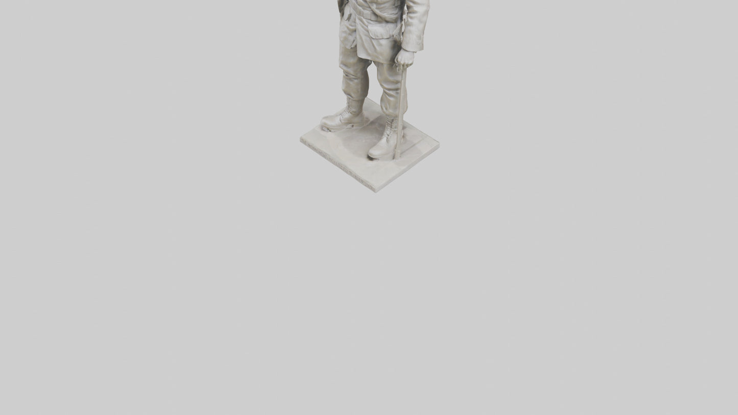 Monument to the Fallen Soldier Sculpture model 2 3D model