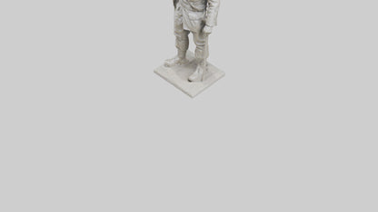 Monument to the Fallen Soldier Sculpture model 2 3D model