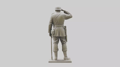 Monument to the Fallen Soldier Sculpture model 2 3D model