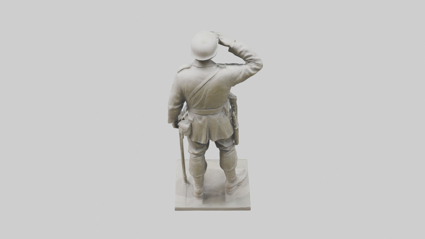 Monument to the Fallen Soldier Sculpture model 2 3D model