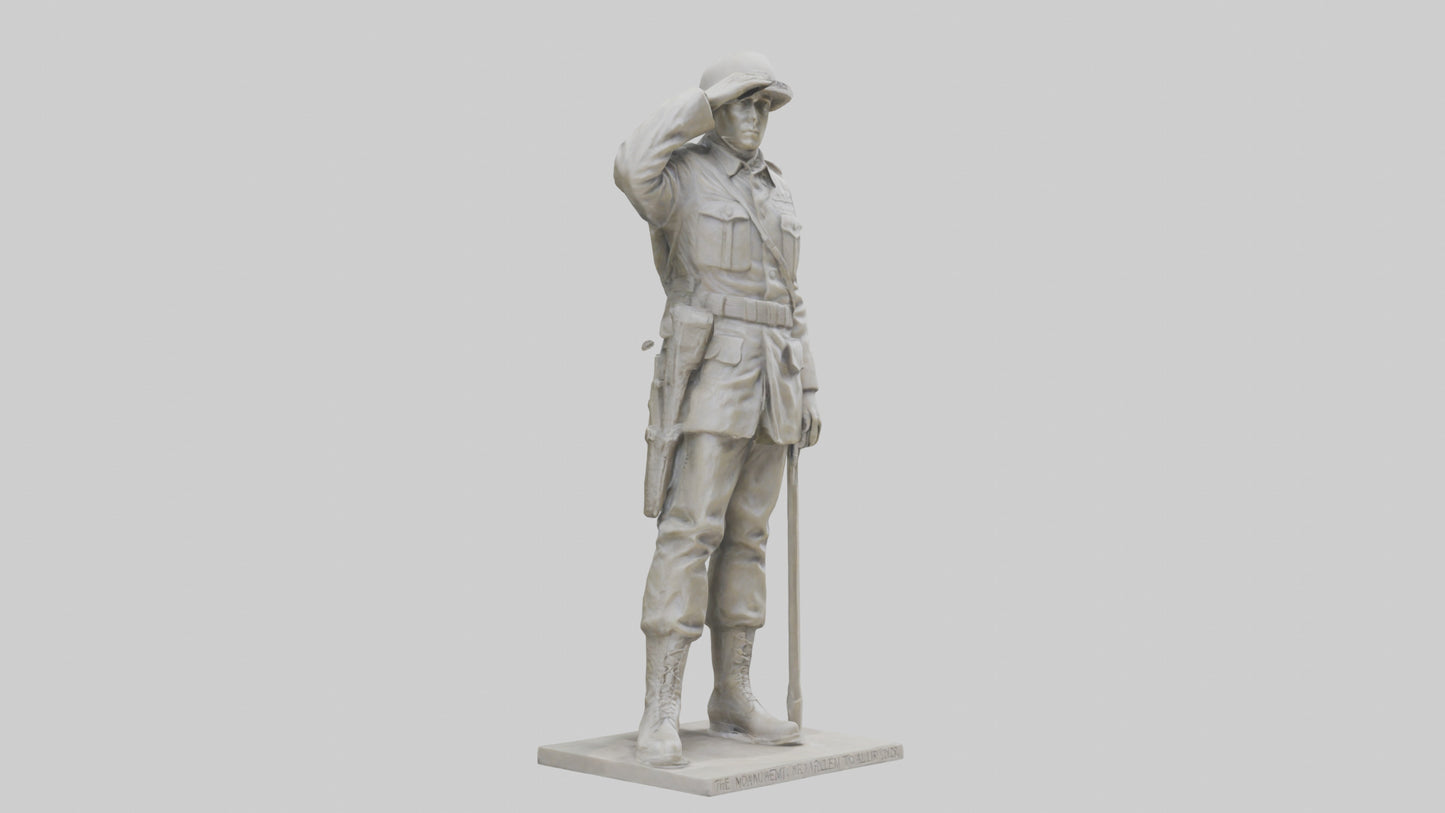 Monument to the Fallen Soldier Sculpture model 2 3D model