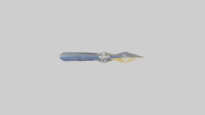 Moon and star keychain model 3D model