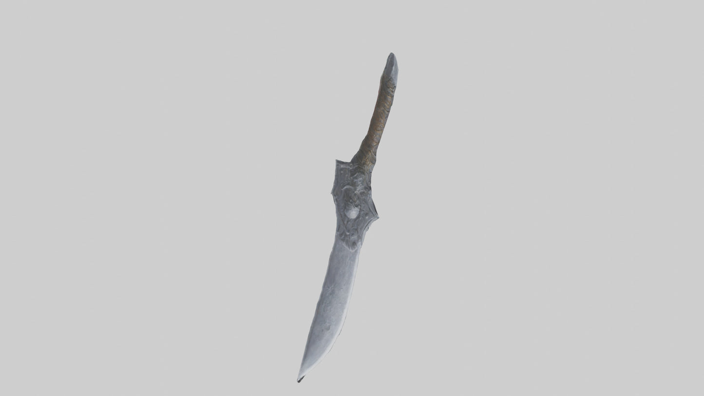 Moon Blade model VR / AR / low-poly