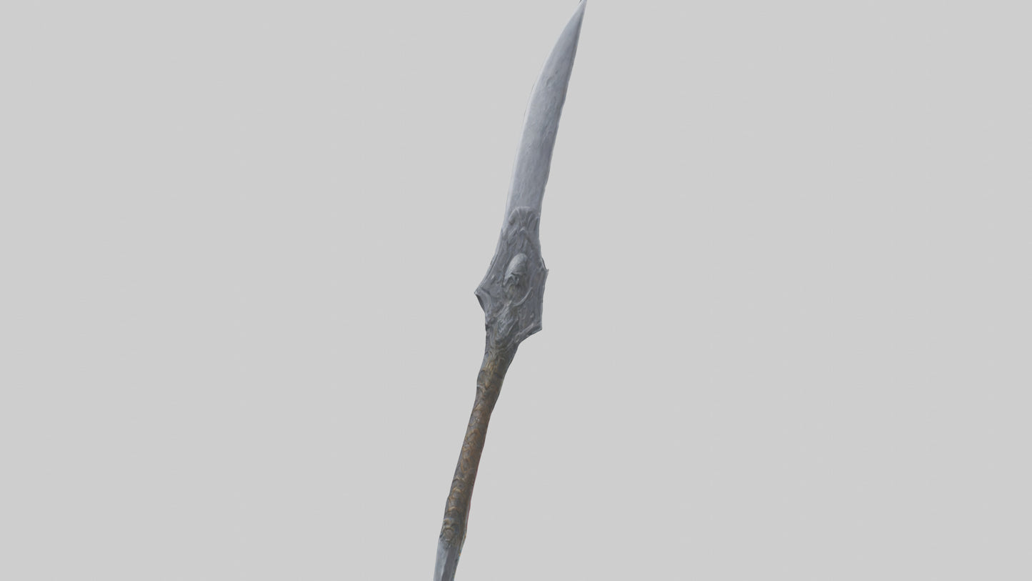 Moon Blade model VR / AR / low-poly