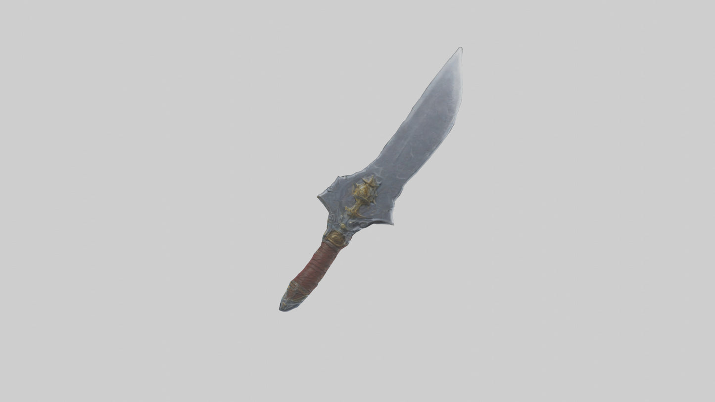 Moon Blade model VR / AR / low-poly