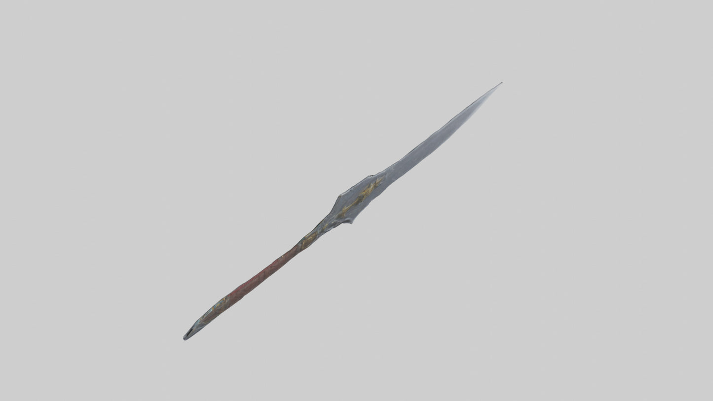 Moon Blade model VR / AR / low-poly