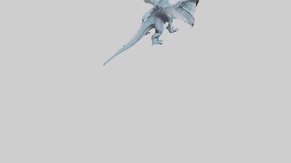 3D model Moon Dragon model VR / AR / low-poly