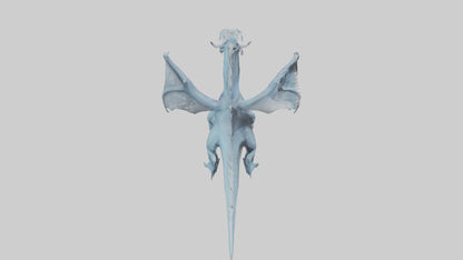 3D model Moon Dragon model VR / AR / low-poly