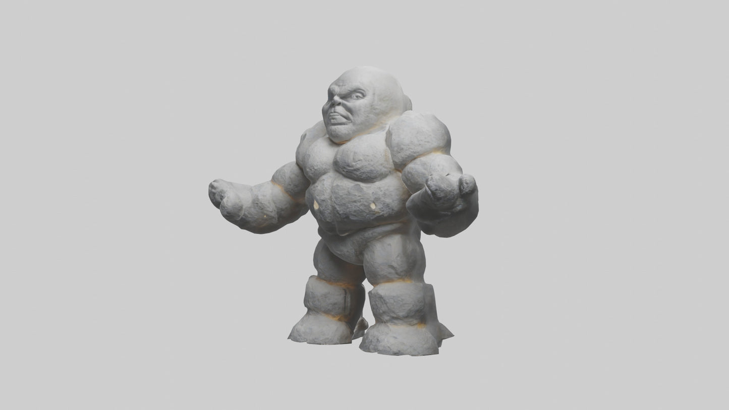 3D model Moon Giant model VR / AR / low-poly