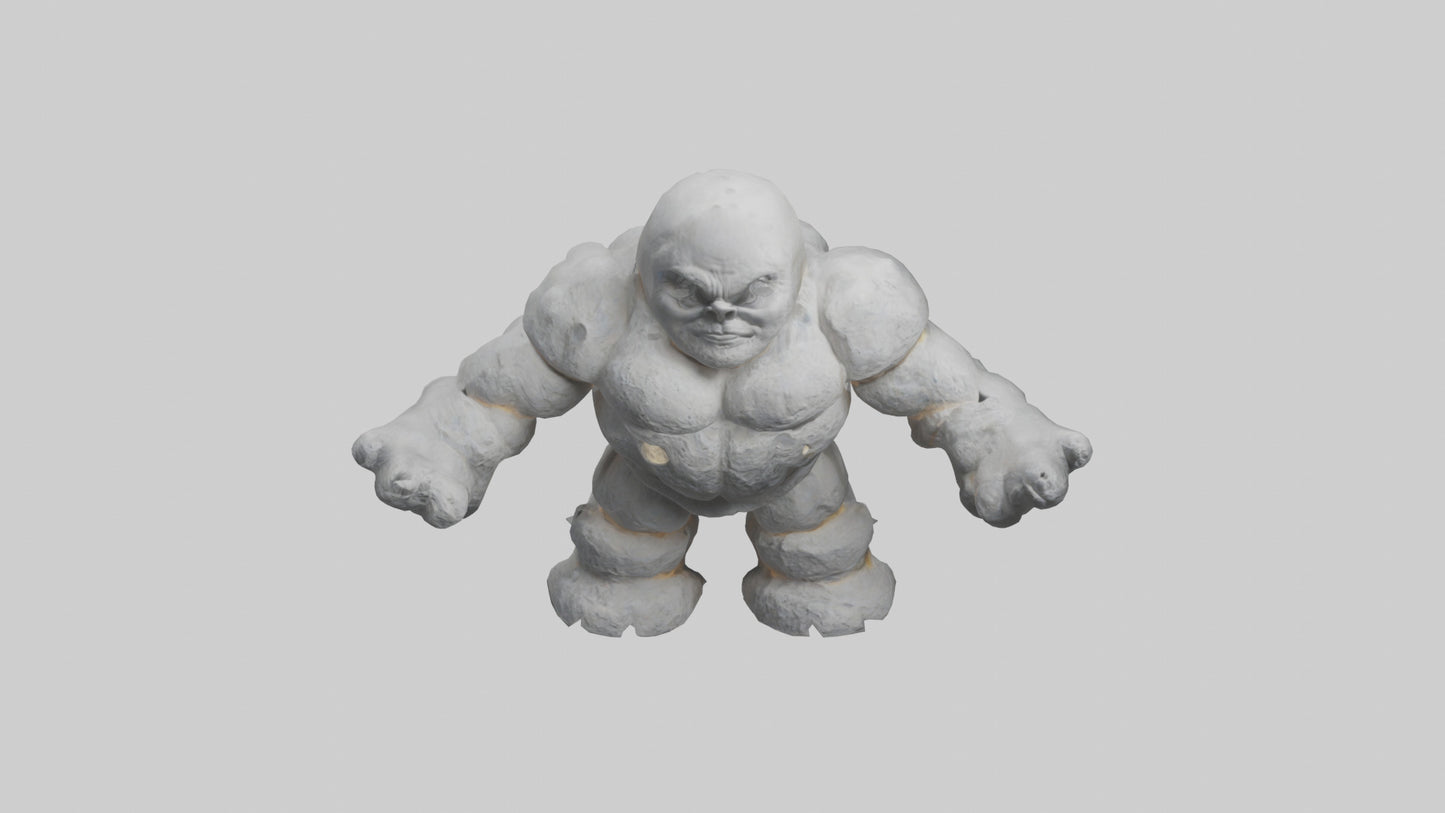 3D model Moon Giant model VR / AR / low-poly