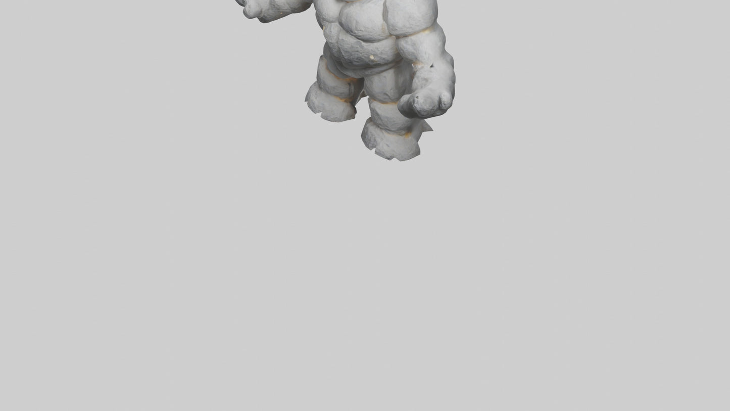 3D model Moon Giant model VR / AR / low-poly