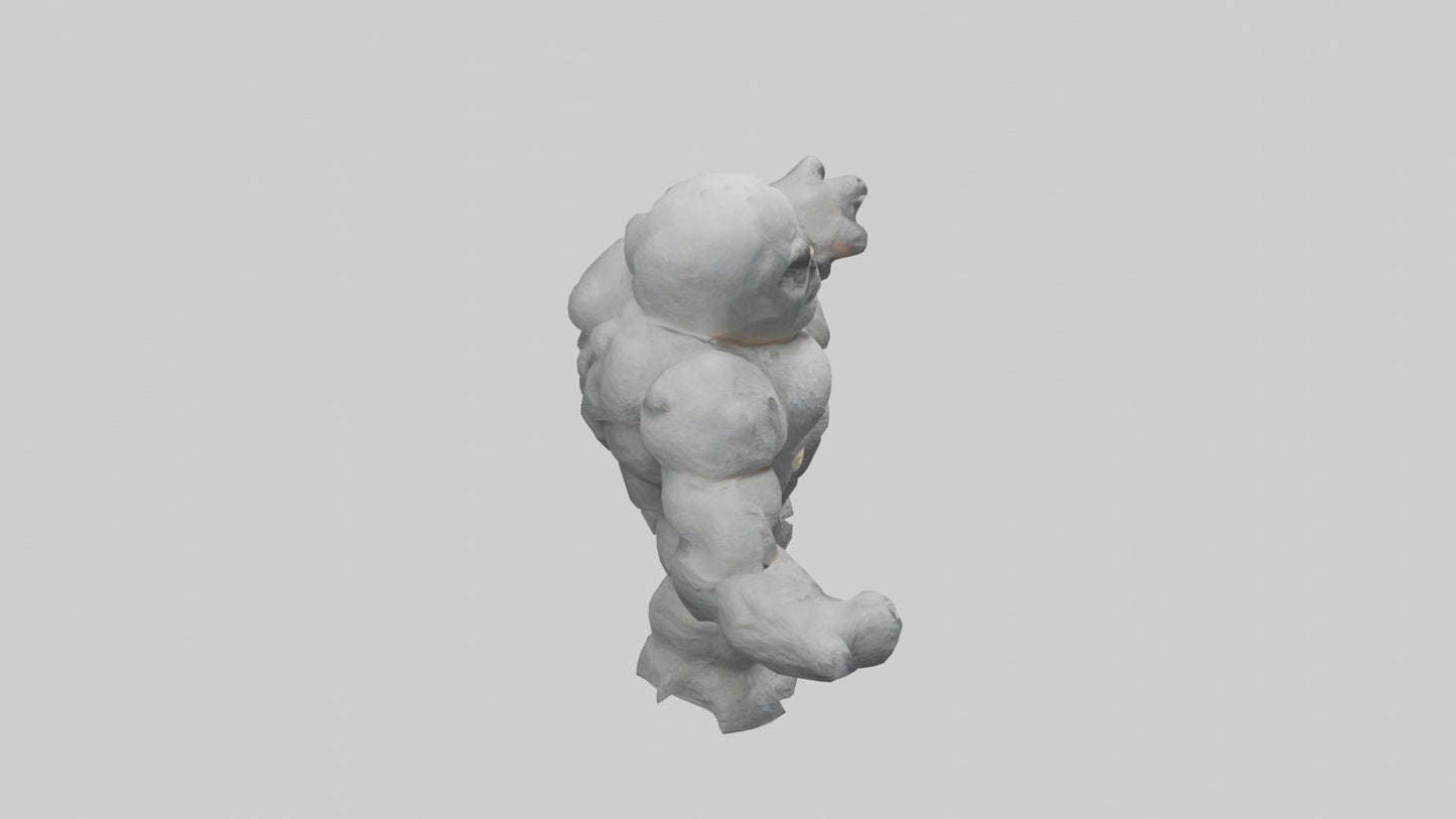 3D model Moon Giant model VR / AR / low-poly