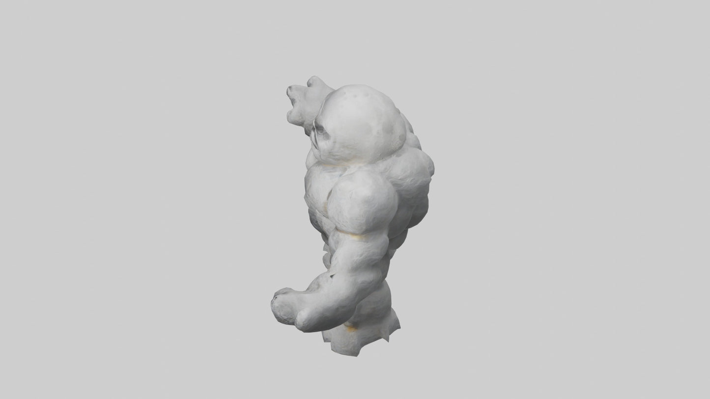 3D model Moon Giant model VR / AR / low-poly